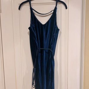 Blue Velvety Dress